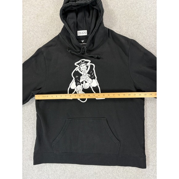 New England Patriots Vintage Screened Logo Stadium Hoodie Sweatshirt (Men's XL) - Picture 7 of 12